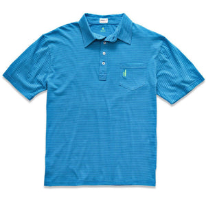 The Wilshire Polo in Riptide and Blue Mist  