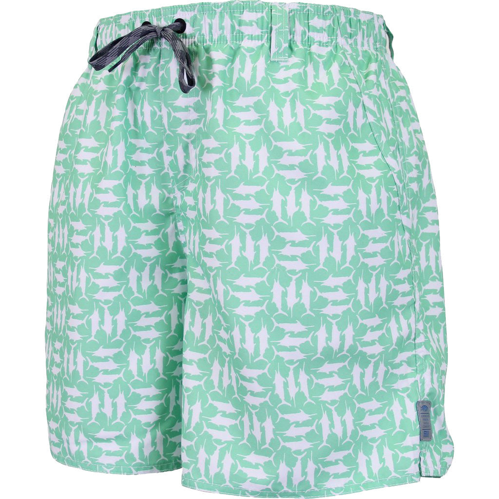 Tick Tack Swim Trunks in Fern by AFTCO