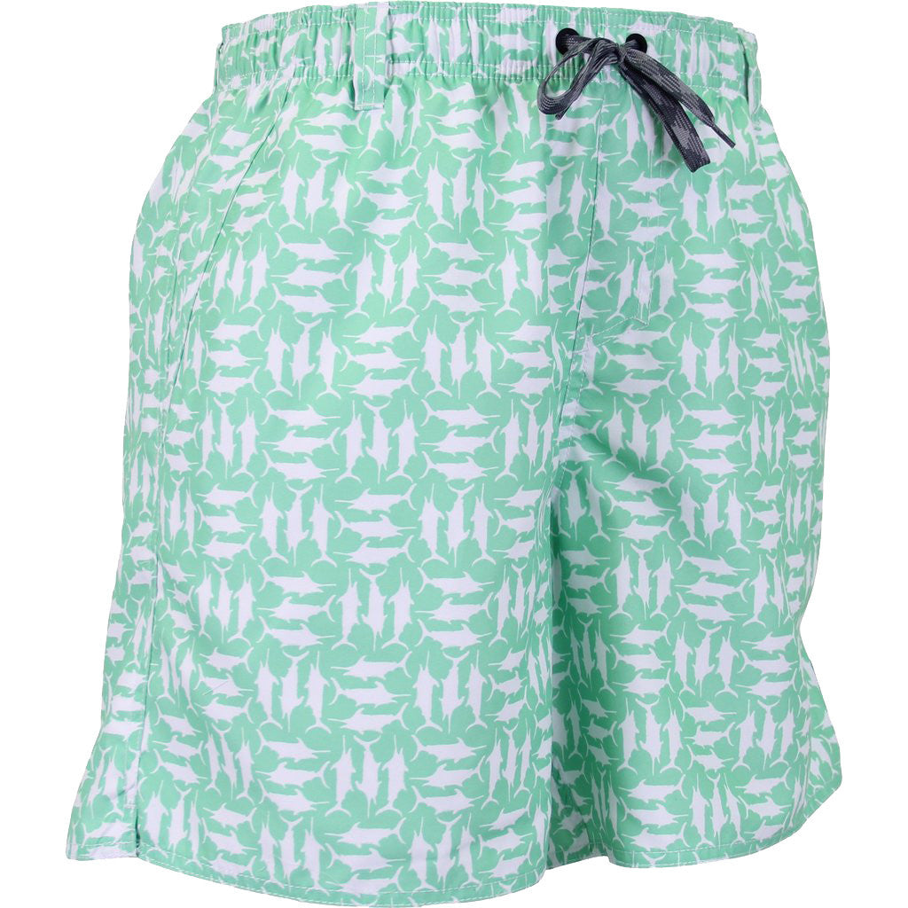 Tick Tack Swim Trunks in Fern by AFTCO
