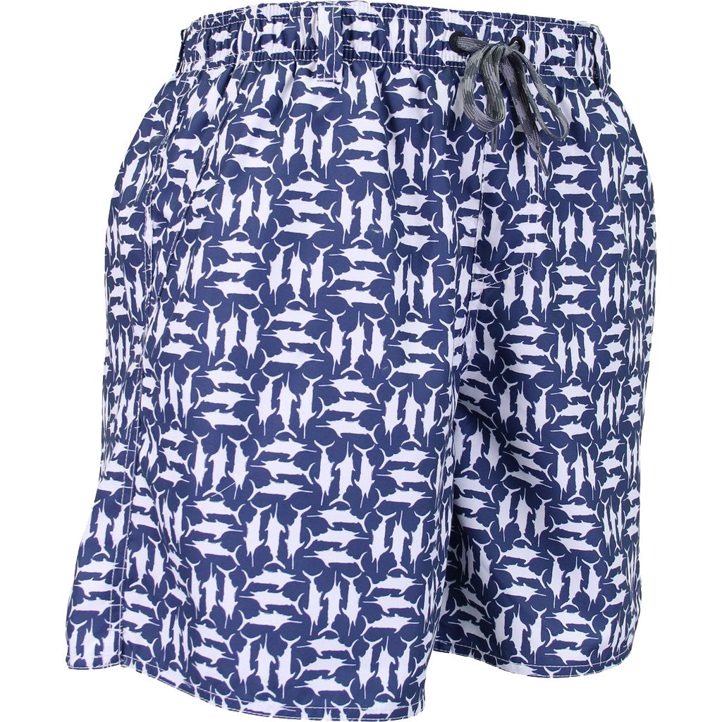 Tick Tack Swim Trunks in Midnight by AFTCO