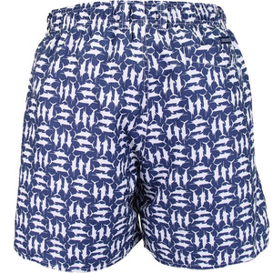 Tick Tack Swim Trunks in Midnight by AFTCO