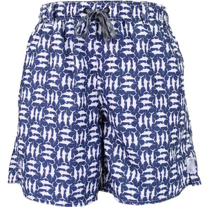 Tick Tack Swim Trunks in Midnight by AFTCO