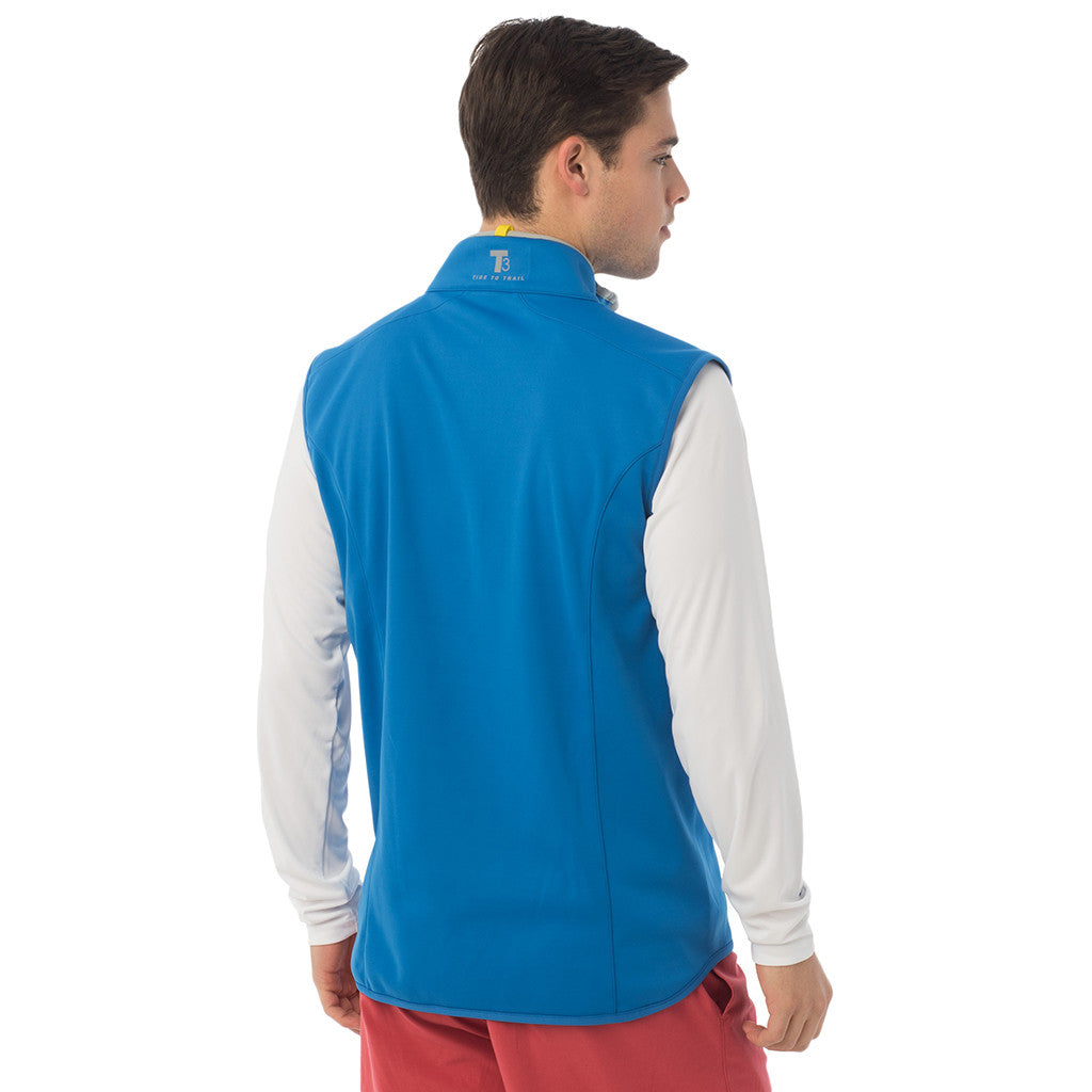 Tide To Trail Performance Vest in Royal Blue by Southern Tide