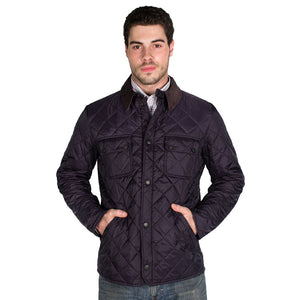 Tinford Quilted Jacket in Navy