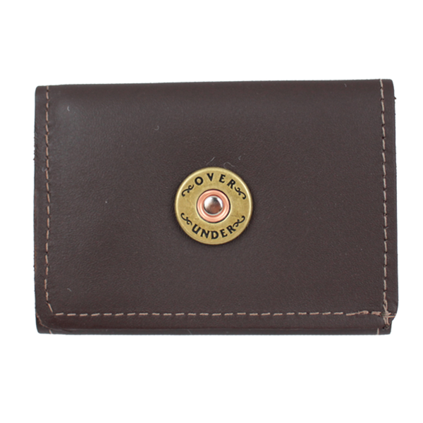 Tri-Fold Leather Wallet by Over Under Clothing