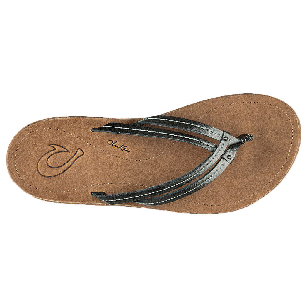 Women's U'I Sandal in Pewter Black & Sahara Brown   - 2
