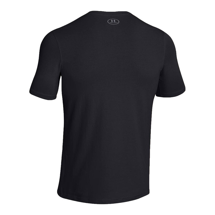 Under Armour Men's UA Charged Cotton® Sportstyle Tee in Black