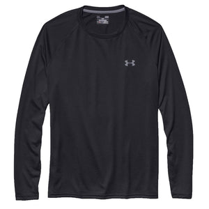 Under Armour Men's UA Tech™ Long Sleeve T-Shirt in Black