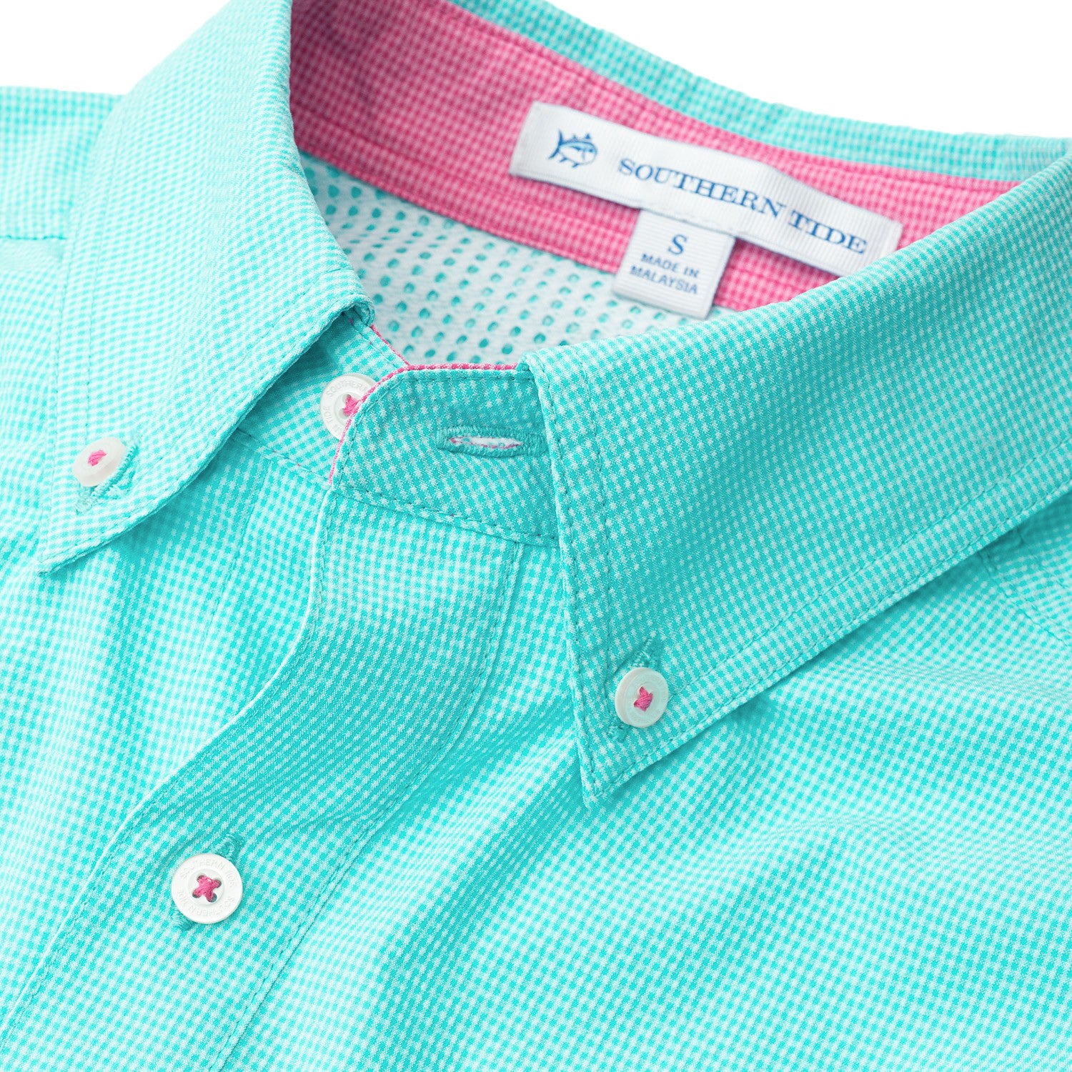 Women's Sullivan Fishing Shirt in Crystal Blue Check   - 3