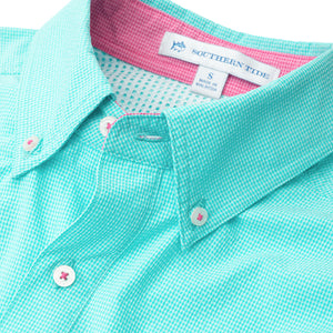 Women's Sullivan Fishing Shirt in Crystal Blue Check   - 3