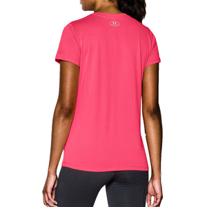 Women's UA Tech™ V-Neck in Pink by Under Armour