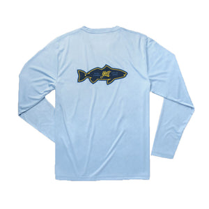 YETI Redfish Long Sleeve Sun Shirt in Carolina Blue