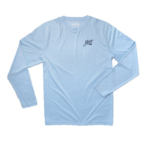 YETI Redfish Long Sleeve Sun Shirt in Carolina Blue1