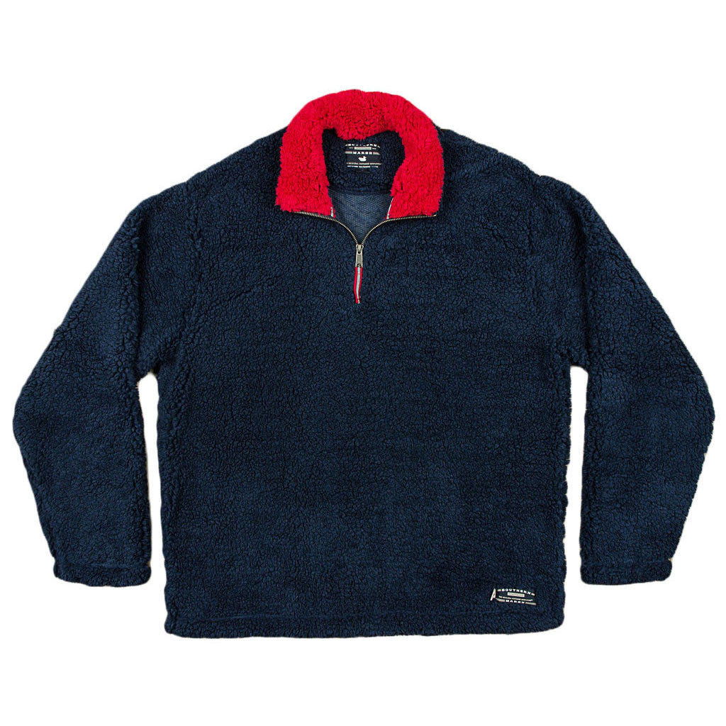 Appalachian Pile Pullover 1/4 Zip Southern Marsh Tide and Peak