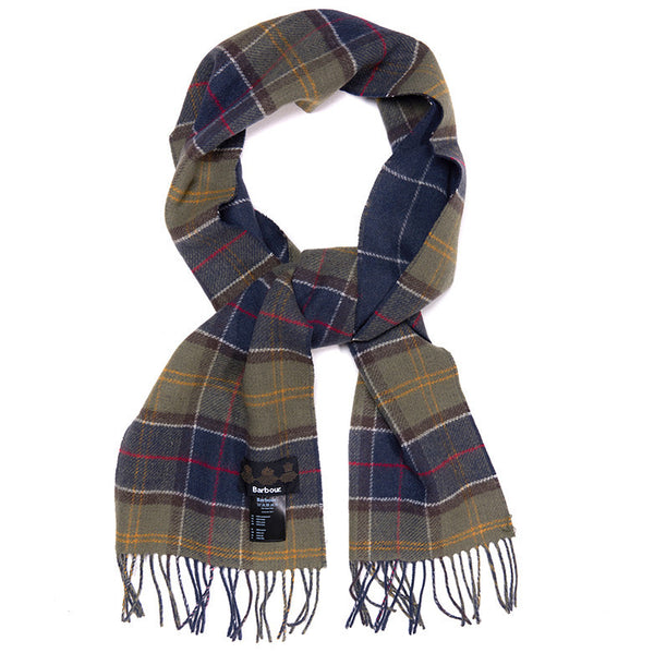 Aspen Tartan Scarf in Classic/Navy