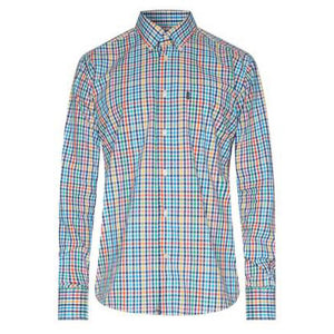 Terence Tailored Fit Button Down in Aqua