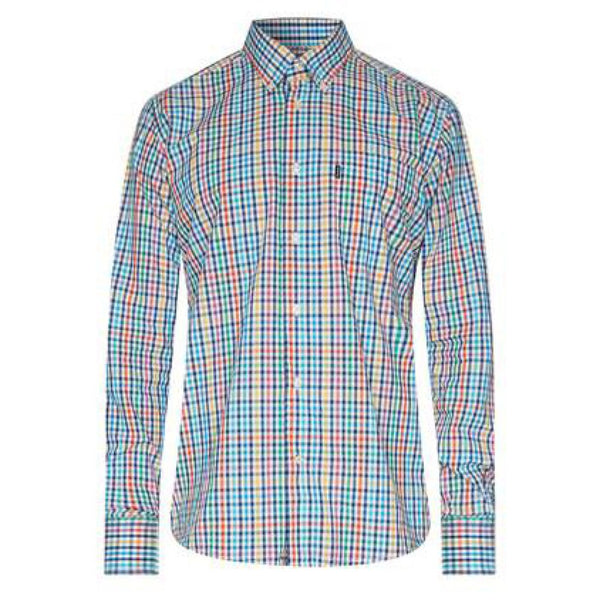 Terence Tailored Fit Button Down in Aqua