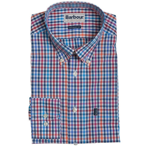 Terence Tailored Fit Button Down in Red