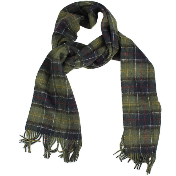 Double Faced Check Scarf in Classic Tartan
