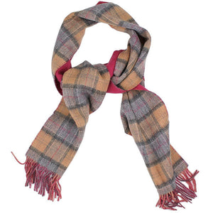 Double Faced Check Scarf - FINAL SALE