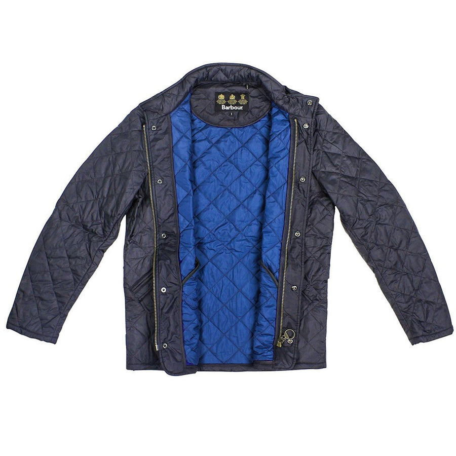 Flyweight Chelsea Quilted Jacket in Navy by Barbour