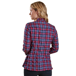 Barlett Shirt in Navy and Red Check