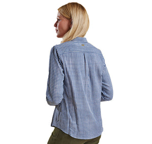 Bower Shirt in Navy Gingham