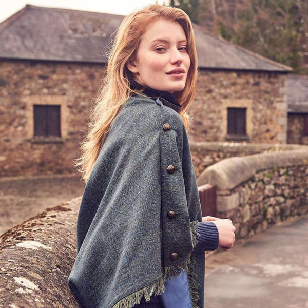 Dubarry of Ireland Hazelwood Tweed Poncho by Dubarry of Ireland