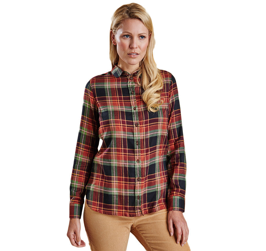 Carter Shirt in Olive Check