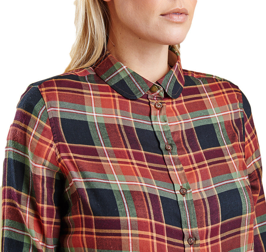 Carter Shirt in Olive Check