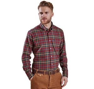 Castlebay Regular Fit Button Down in Crimson