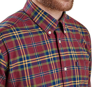 Castlebay Regular Fit Button Down in Crimson