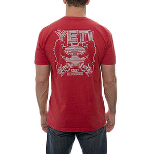 Coat of Arms Pocket Tee in Red by YETI 