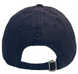 Lacrosse Sticks Needlepoint Hat in Navy   