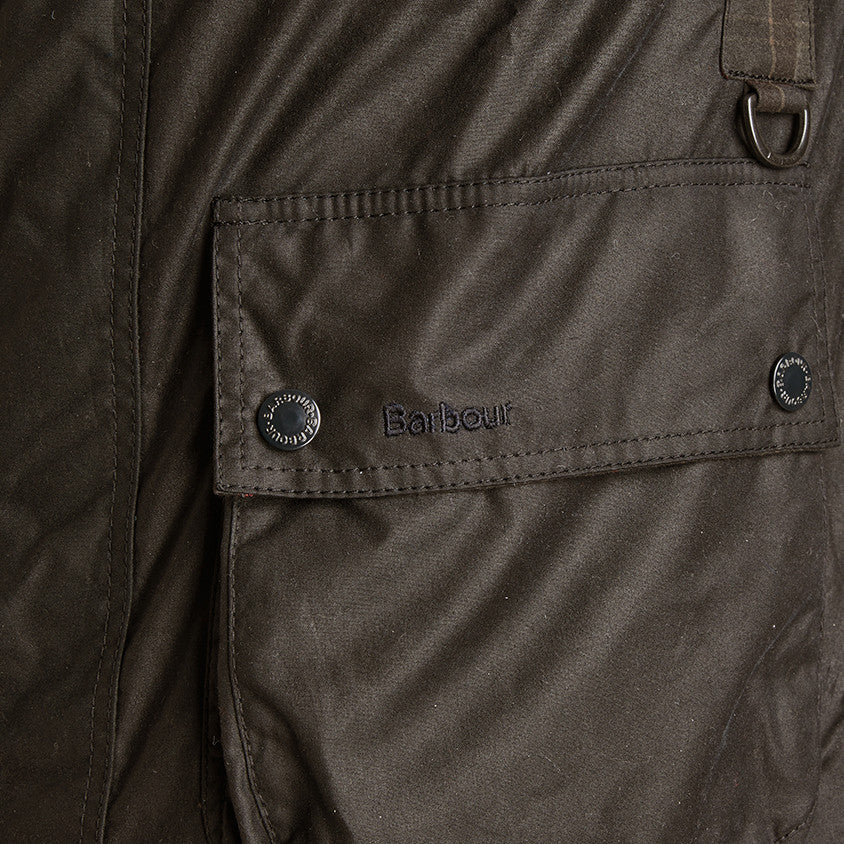 Barbour digby wax jacket olive shop