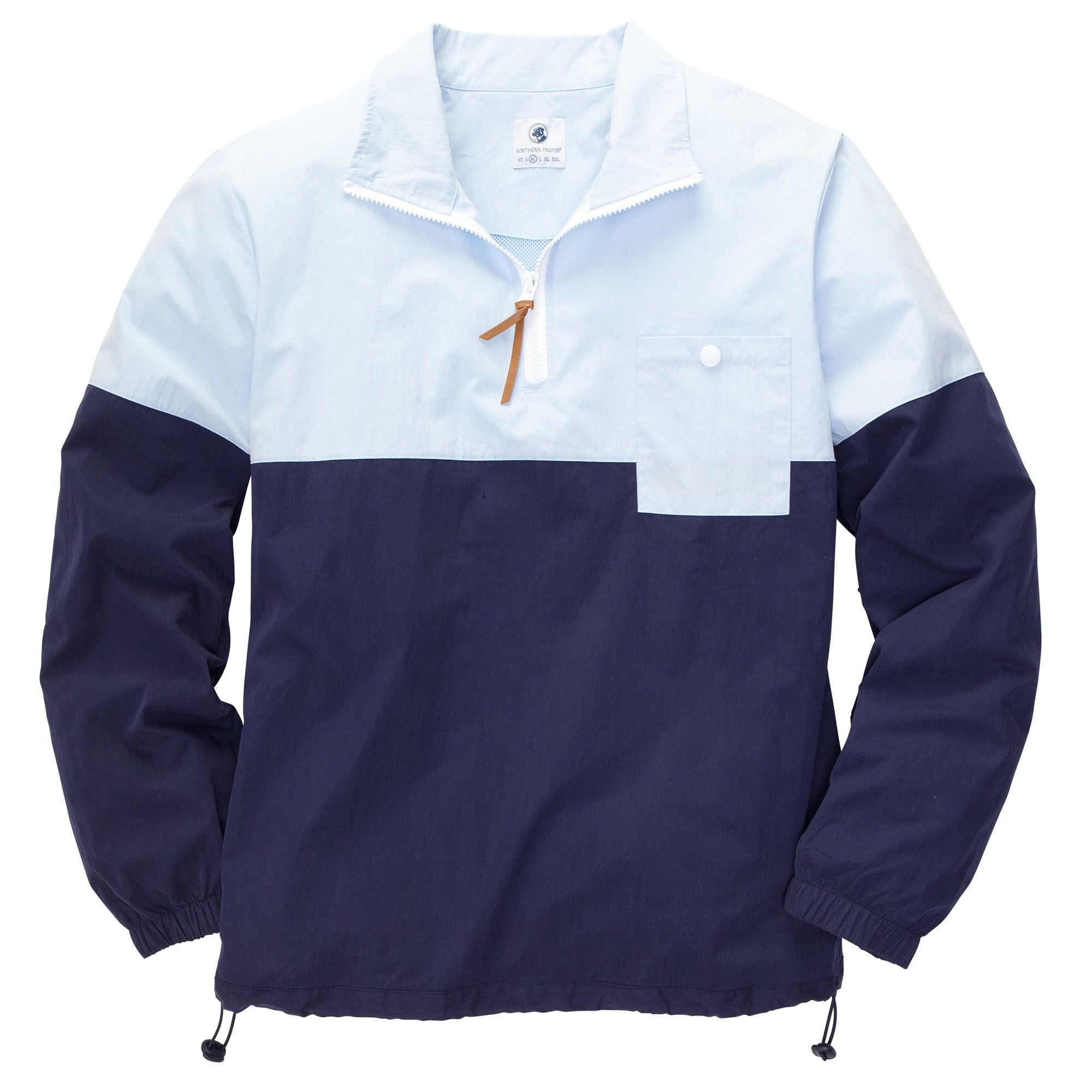 Dock Pullover in Hydrangea Blue and Navy  