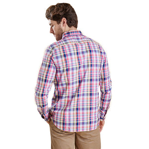 Douglas Tailored Fit Button Down in Candy Pink by Barbour  - 2