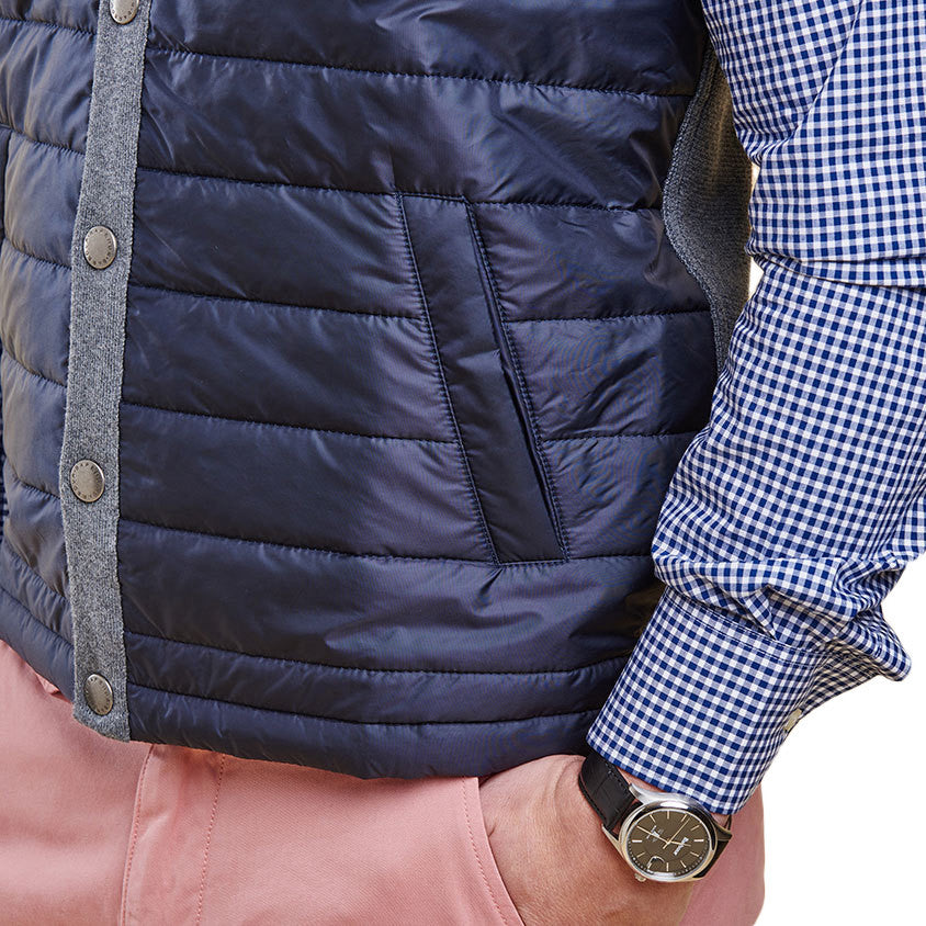 Essential Gilet in Mid Grey by Barbour  - 5