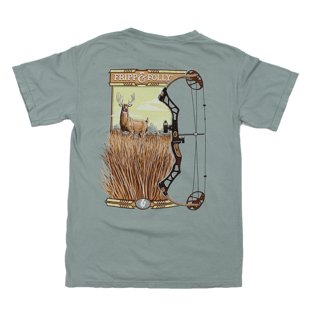 Fripp & Folly Hunting Bow Deer Tee in Bay