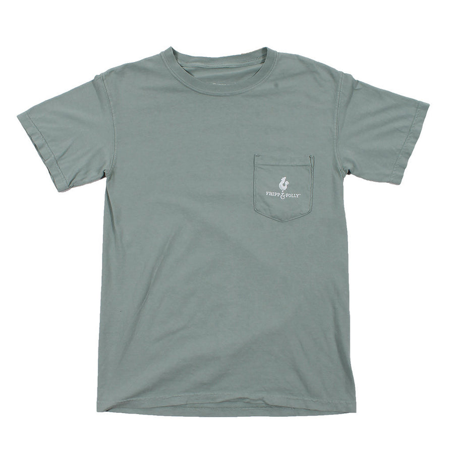 Fripp & Folly Hunting Bow Deer Tee in Bay