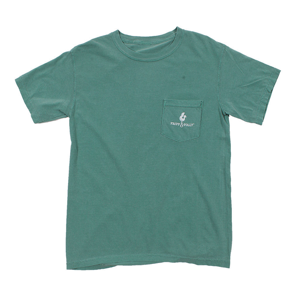 Fripp & Folly Seasons of Hunting Tee in Light Green