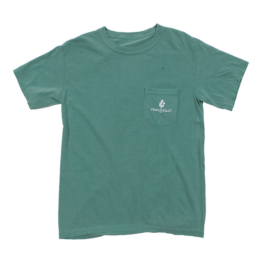 Fripp & Folly Seasons of Hunting Tee in Light Green