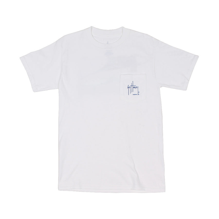 Guy Harvey Black Magic Tee in White