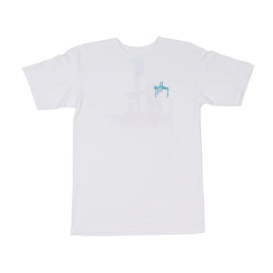 Initial Logo Tee in White by Guy Harvey