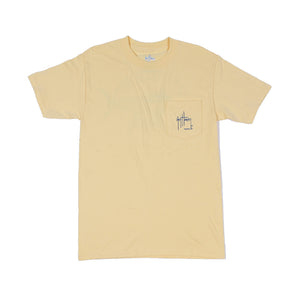 Guy Harvey Members Only Tee in Yellow