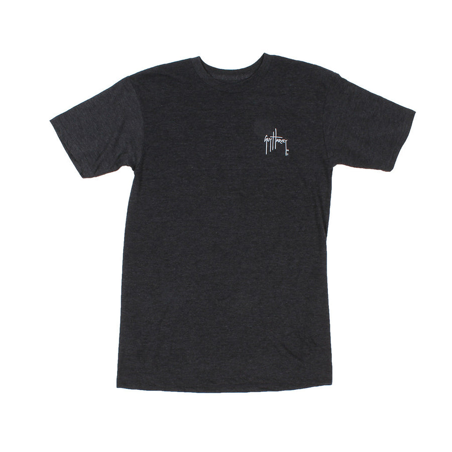 Guy Harvey Switchblade Tee in Charcoal Heather