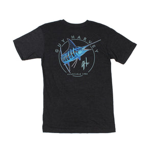 Guy Harvey Switchblade Tee in Charcoal Heather