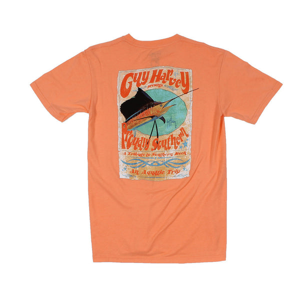 Guy Harvey Trippy Tee in Mango