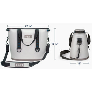 Hopper 40 in Fog Gray and Tahoe Blue by YETI  - 5