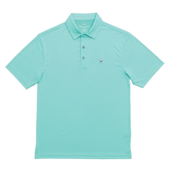 Jackson Performance Polo in Aqua Green    - 1